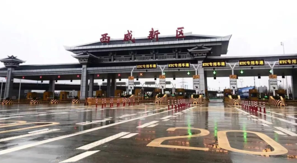 72公里西咸立交位于西安绕城高速西北方向西安绕城西咸立交正式通车!