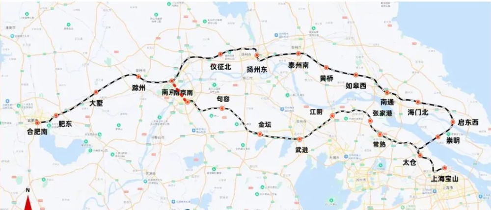 北沿江高铁获批四站在南通