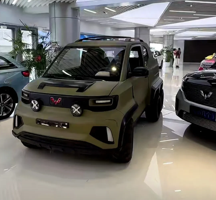 若量产必爆款五菱宏光6轮皮卡正式进店网友造型太拉风了
