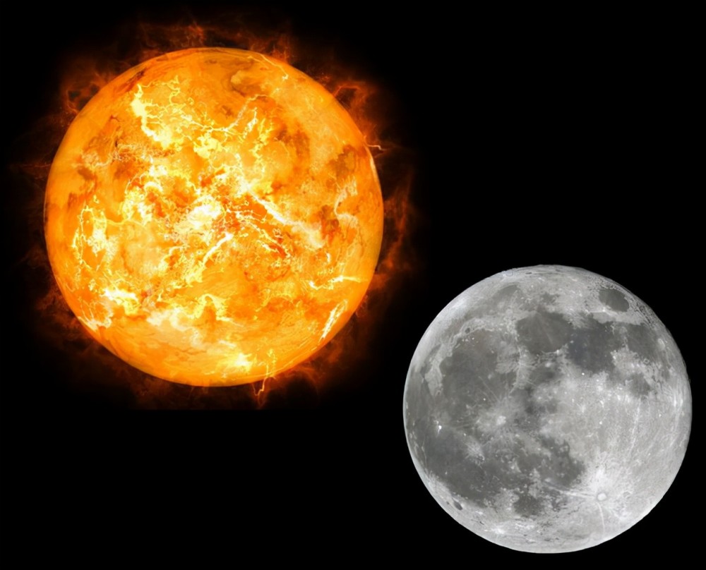 天上的太阳和月亮为什么差不多真相在这里