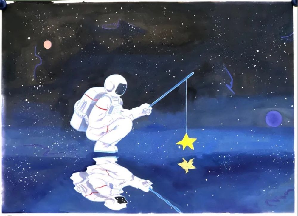 2021校园科技节(一)|科幻引领时代 艺术点亮梦想:科学幻想画