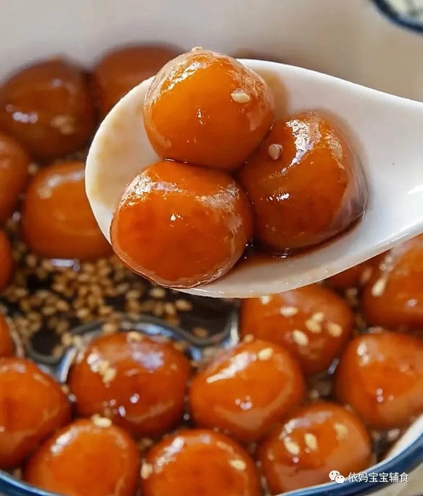 但是那个太难消化了,所以我改良了,用的是铁棍山药和藕粉,反正我们家