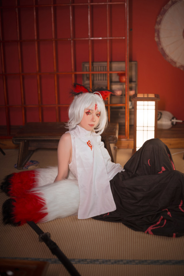 《阴阳师》白藏主cosplay