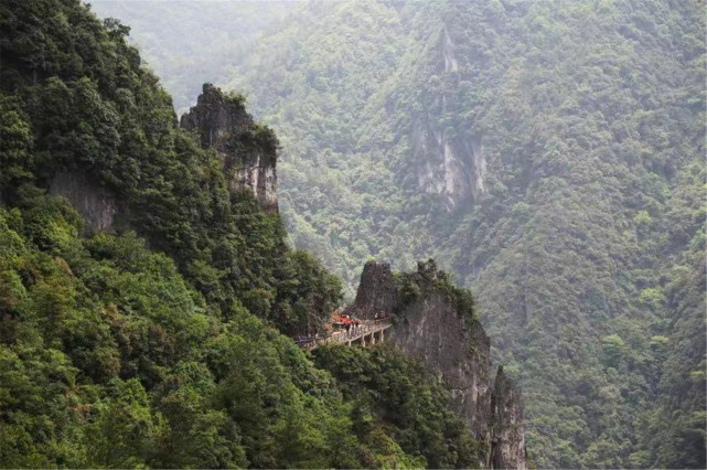 重慶涪陵武陵山大裂谷,成為國家文明旅遊示範,不愧是天然氧吧!