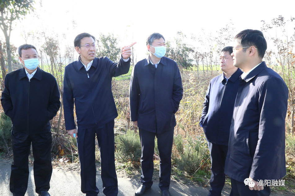 周口市政府党组成员马明超来淮阳区调研s324道路环境综合整治和高标准