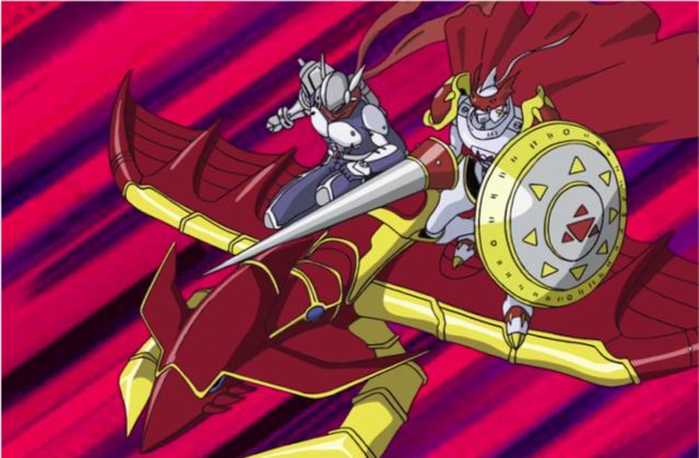 数码宝贝又帅又能打的红莲骑士兽不愧是皇家骑士团骨干成员