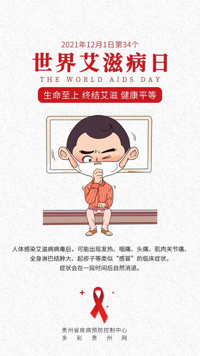 【海报】世界艾滋病日:6张海报带你知艾防艾