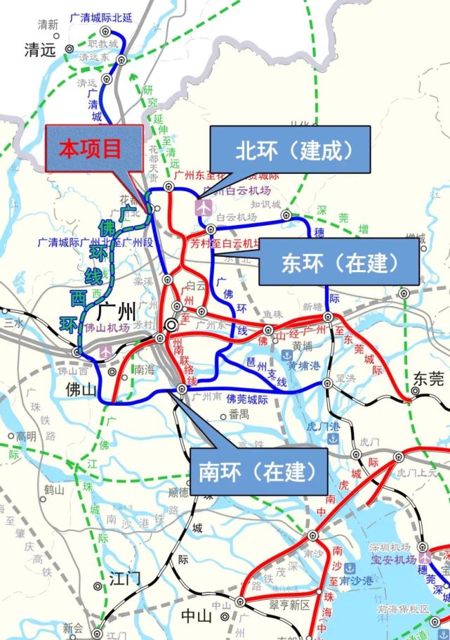 01公里,新设7座车站(狮山东,大榄,官窑南,和桂,炭步,花都港和神山北)