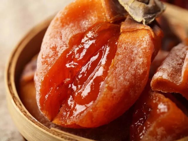 软糯流心一口封神男女老少都馋的正宗富平柿饼吃一次馋一年