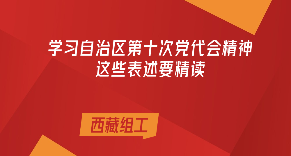 收藏学习自治区第十次党代会精神