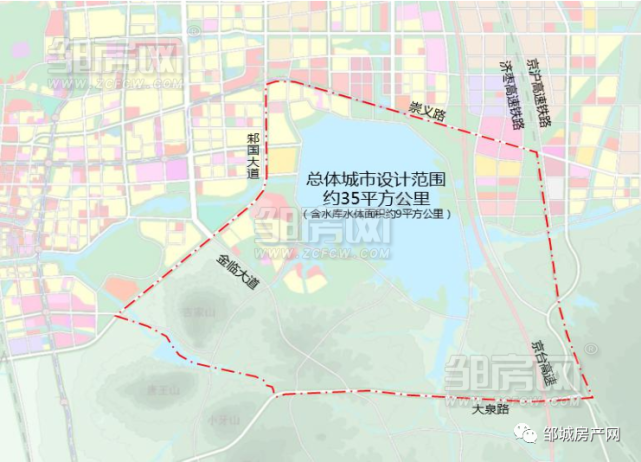 邹城北站高铁新区规划图片