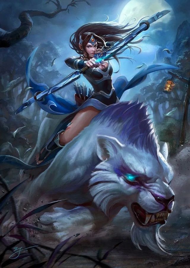 因为其美丽的外观和多样有趣的玩法,使得米拉娜一直是dota2里人气最高