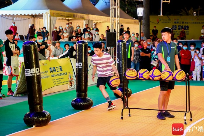 海南这场篮球技巧挑战赛强势来袭冠军213秒完成全部动作