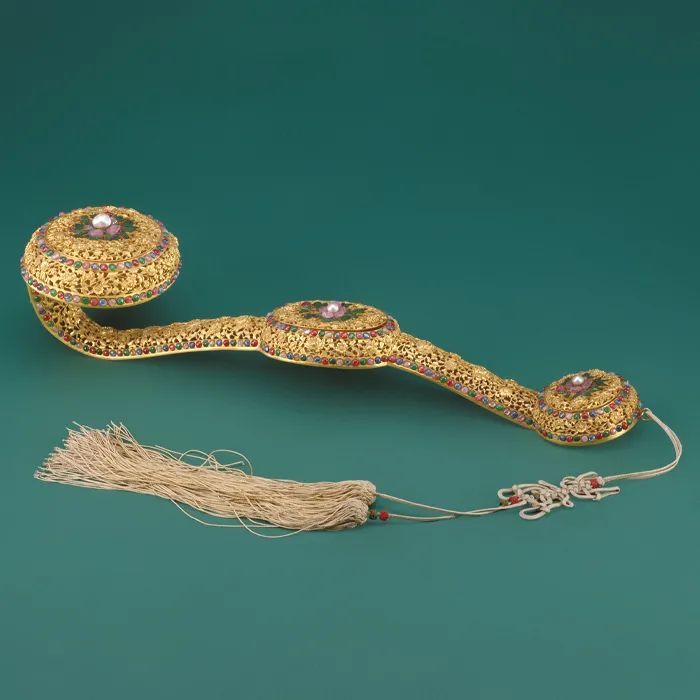 【故宫】2021年12月01日,清中期·金錾花如意_腾讯新闻