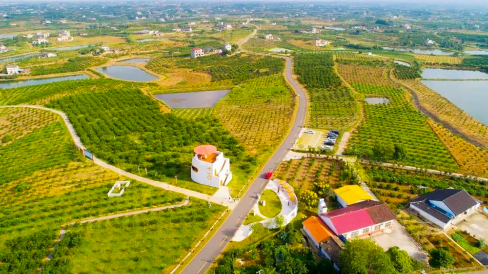 会上公布了2021年湖北"十大美丽乡村"名单,枝江市仙女镇向巷村上榜,为