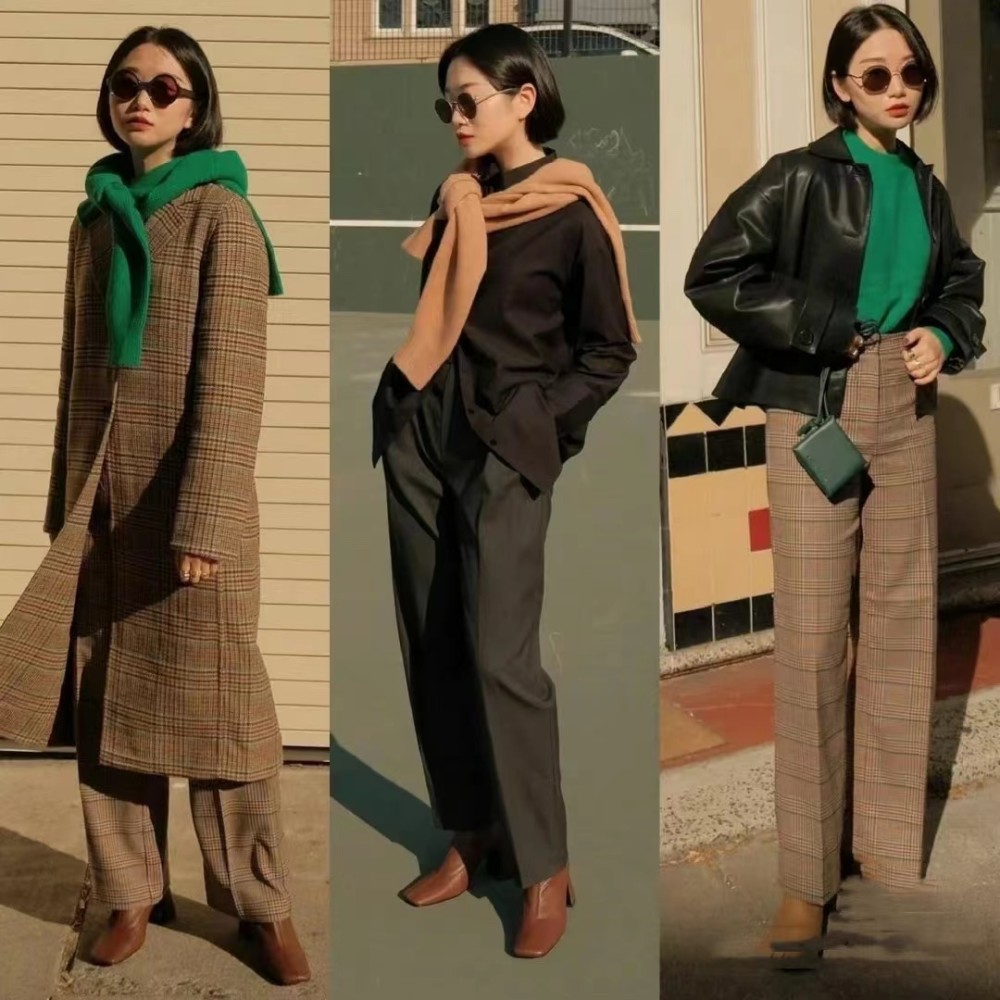 复古风穿搭才是小个子的"绝配",文艺又怀旧的造型,氛围感拉满