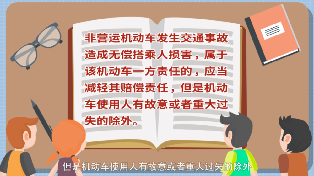 宪法宣传周普法动漫民法典之好意同乘