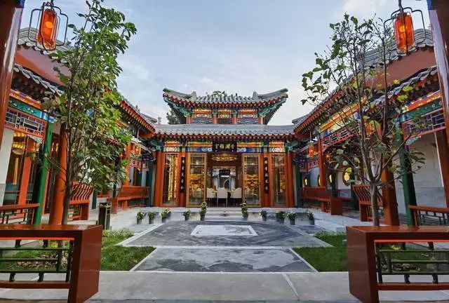 完全对称日中国传统文化的完美诠释古建筑四合院