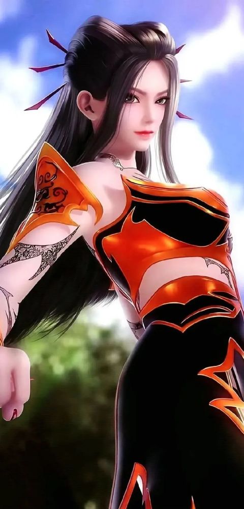 天行九歌国漫女神焰灵姬全屏高清壁纸