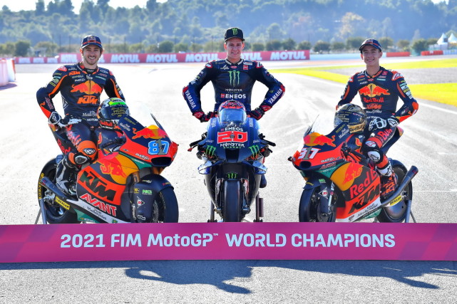 Motogp 21 各级别世界冠军的大合照 Motogp 世界冠军 Moto3