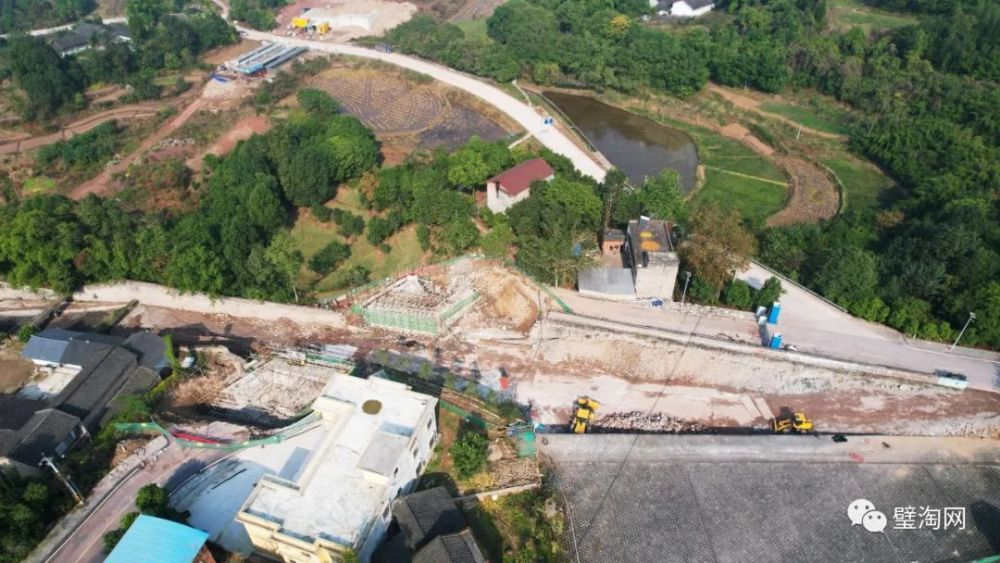 璧山正兴天主教旁边的大桥重建,预计年前通车!
