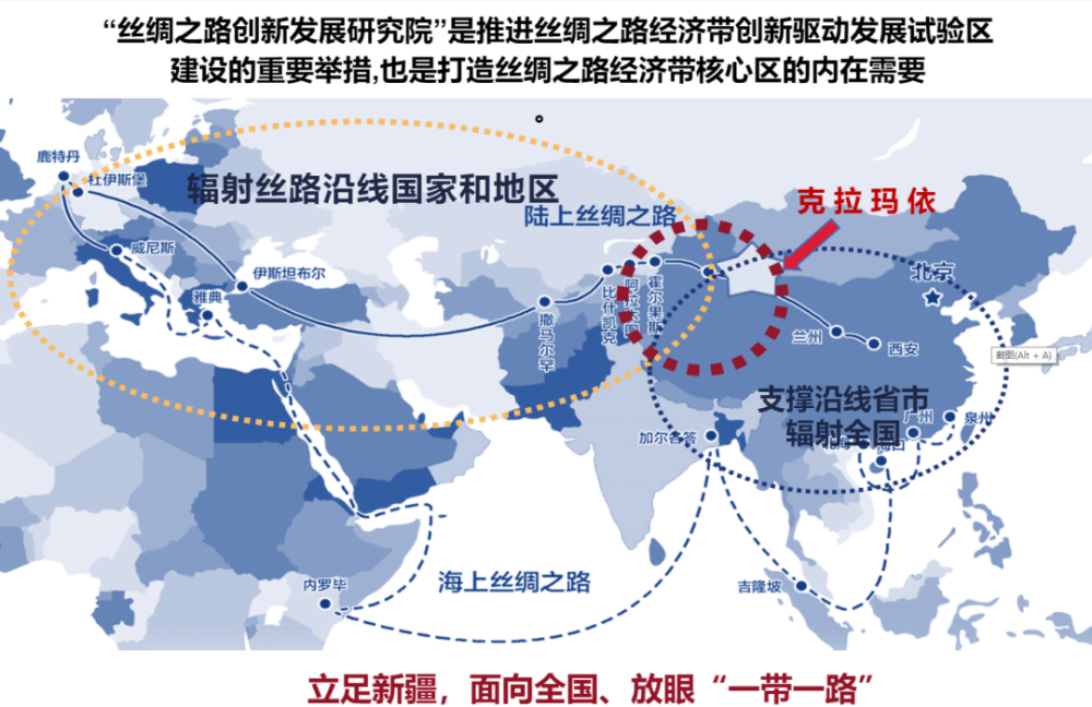 "丝绸之路创新发展研究院的挂牌,是推进丝绸之路经济带创新驱动发展