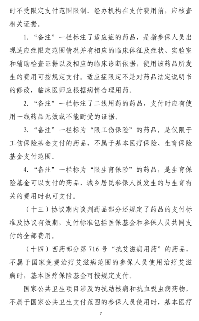 国家基本医疗保险,工伤保险和生育保险药品目录(2021年《2021年药品