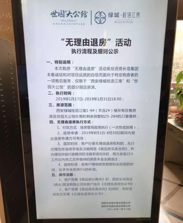 楼市又传来重磅,"7天无理由退房"要来了!