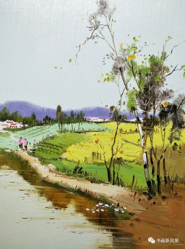 这组油画小品美得不可方物