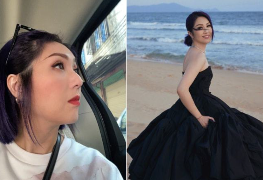 杨千嬅谢霆锋街头录节目骑三轮车拉重物好危险物品摆得比人高