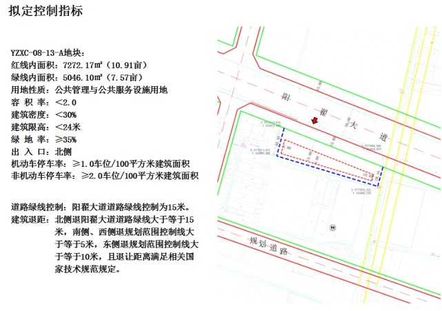 禹州市城东新区YZXC-08-13-A地块控规调整批前公示