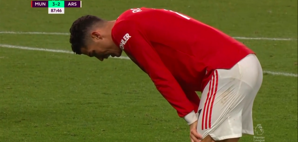 c罗2球助曼联逆转阿森纳拼到弯腰喘大气只为向新帅证明一件事