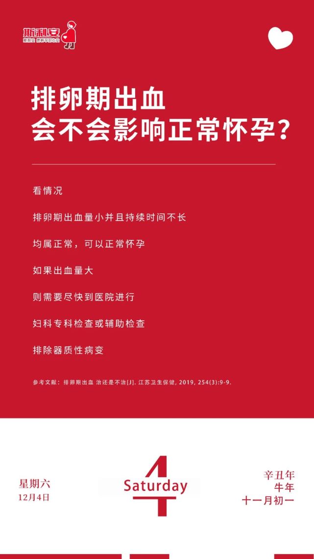 排卵期出血,对怀孕有啥影响?