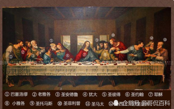 达芬奇最后的晚餐欣赏一下这幅名画
