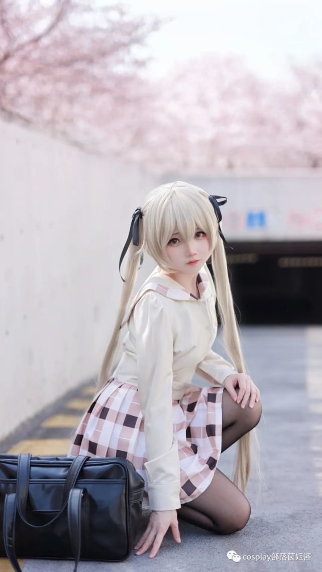 cos:双马尾穹妹,两个相同的思念,编织在一起