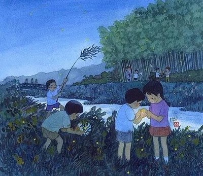 小时候农村院坝里乘凉_腾讯新闻