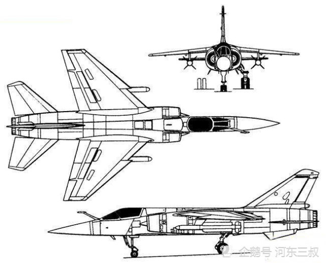 幻影f1 三视图按照沈飞对此项目设计规划,老版歼-11机长15.