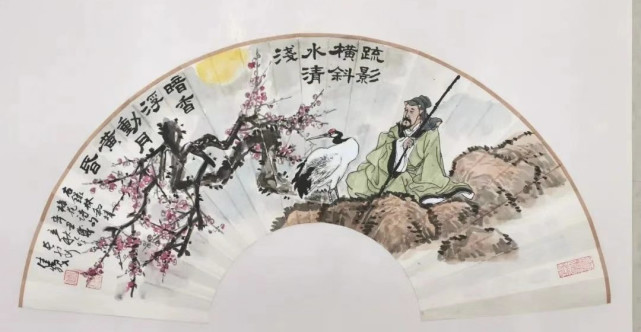 杨佳焕老师扇面作品欣赏