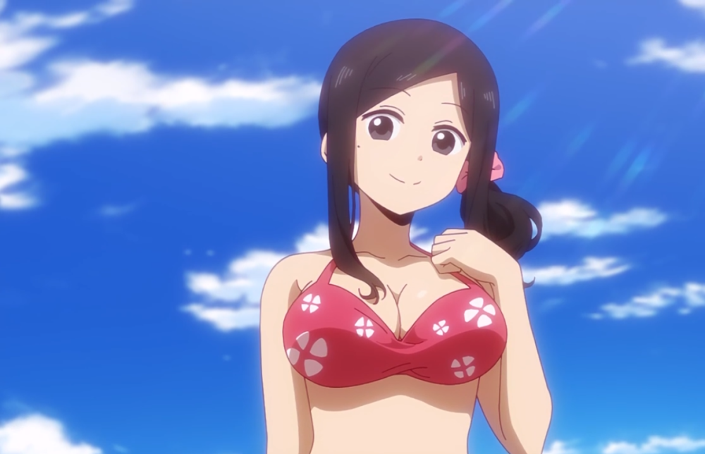 关于前辈很烦人的事:阳光沙滩海浪,泳装回,