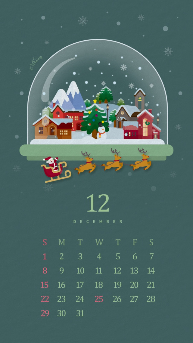 12月日历圣诞壁纸