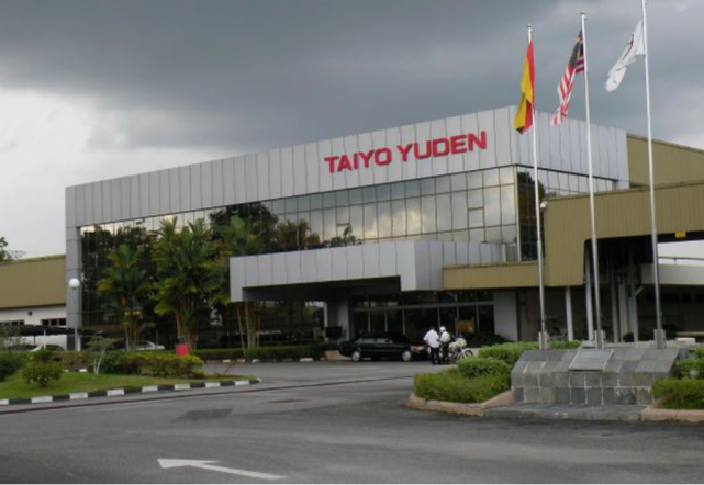 太阳诱电常州新工厂本月正式开工,预计2023年完工