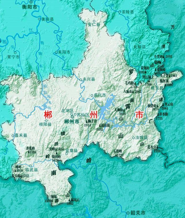 郴州市是湖南省的南大门,几乎广东省直上南北方向的公路铁路高铁都要