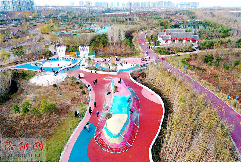 伊水游园唐韵段:市民健身休闲好去处_腾讯新闻