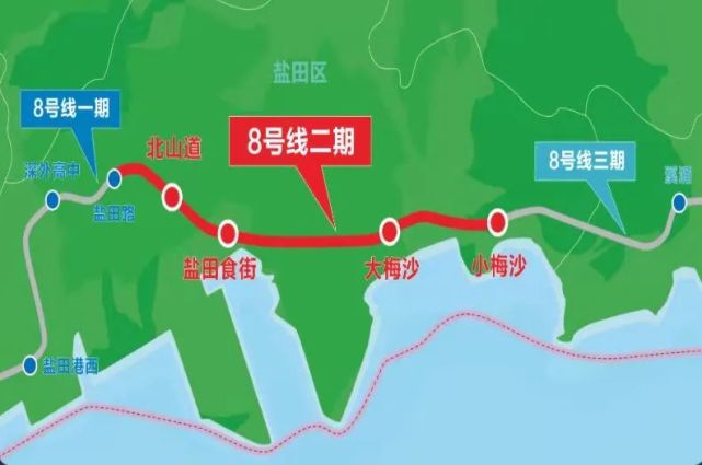 深圳地铁8号线二期全线开动