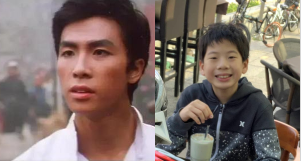 甄子丹小儿子罕见露面单眼皮大鼻子仅13岁已和模特老妈一样高