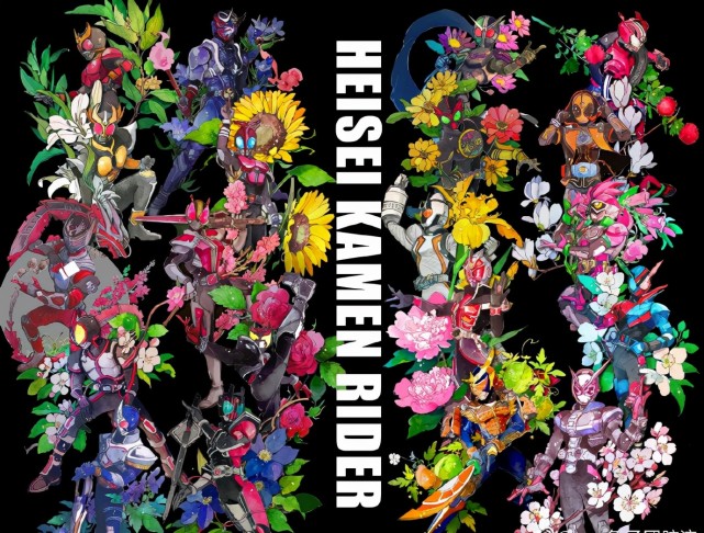 模玩控:假面骑士百花骑士系列插画第二弹,大家喜欢哪张?676767