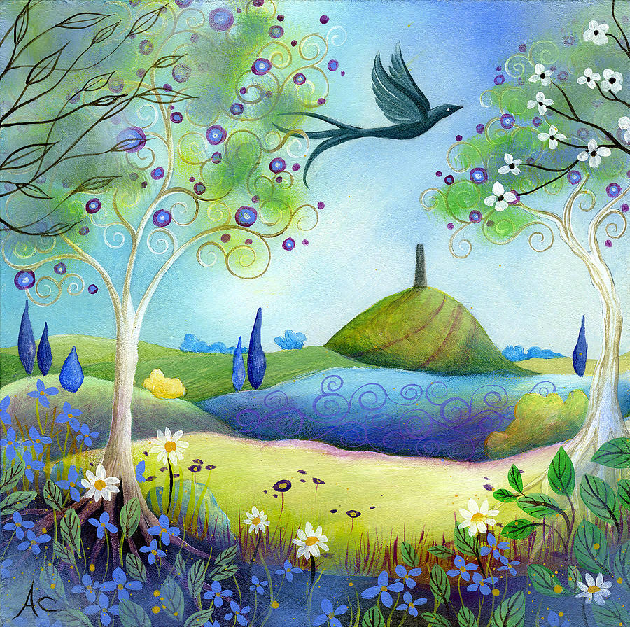 唯美场景插画,英国画家 amanda clark