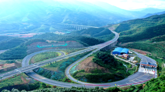 喜报一站一景景海高速公路通车你心动了吗