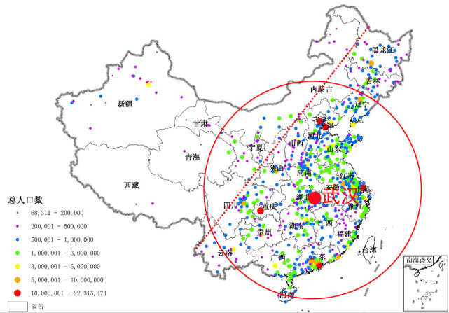 中國地理位置最不凡的八座城市上海第1武漢第五天津第六