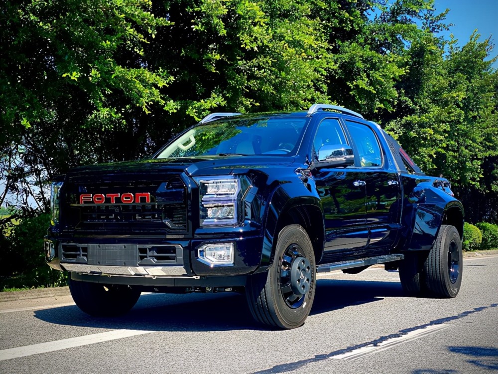 国产皮卡中的霸天虎尺寸超越猛禽25t柴油双后轮真霸气